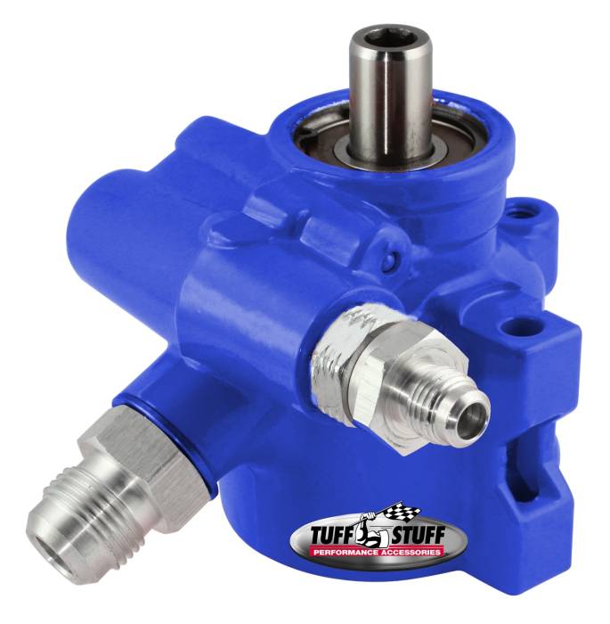 Tuff Stuff Performance - Tuff Stuff Performance Type II Alum. Power Steering Pump 6175ALBLUE