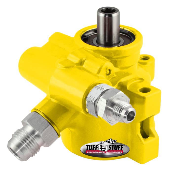 Tuff Stuff Performance - Tuff Stuff Performance Type II Alum. Power Steering Pump 6175ALYELLOW