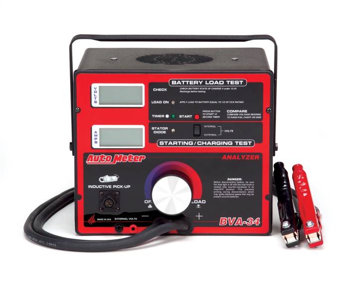 AutoMeter - AutoMeter Battery/Electrical System Tester BVA-34