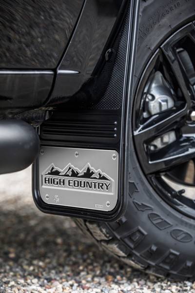 GM (General Motors) - 19433182 Splash Guards 2019+ Next Gen Silverado 1500 except 3LT High Country Logo