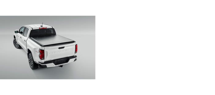 GM (General Motors) - 19433956 Short Bed Premier Soft Roll-Up Truck Bed Cover in Black by RealTruck Advantage®