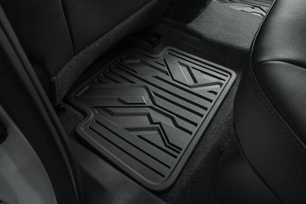 GM (General Motors) - 84909464 Crew Cab Second-Row Premium All-Weather Floor Mats in Jet Black