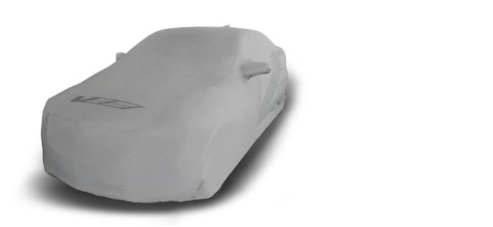 GM (General Motors) - 23438358 Premium All-Weather Outdoor Cover in Gray with V-Series Logo
