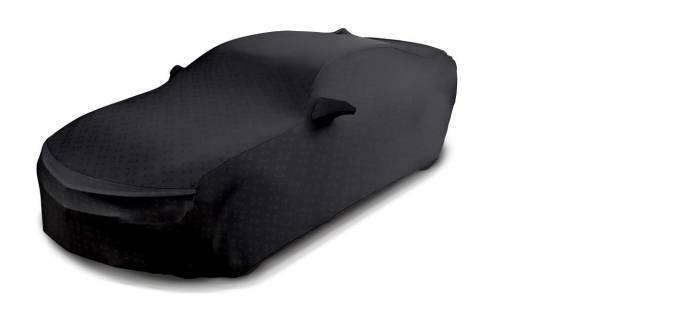 GM (General Motors) - 23457478 Premium Indoor Car Cover in Black with Embossed Camaro Logos