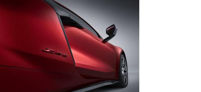 GM (General Motors) - 86563305 Z06 Emblems in Propel Red