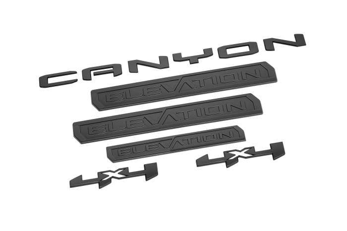 GM (General Motors) - 85056288 Canyon Elevation Emblems in Black