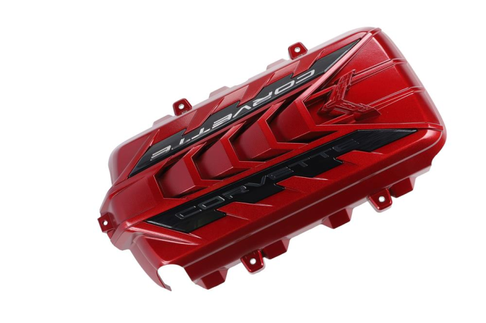GM (General Motors) - 12731709 Intake Manifold Cover, Red