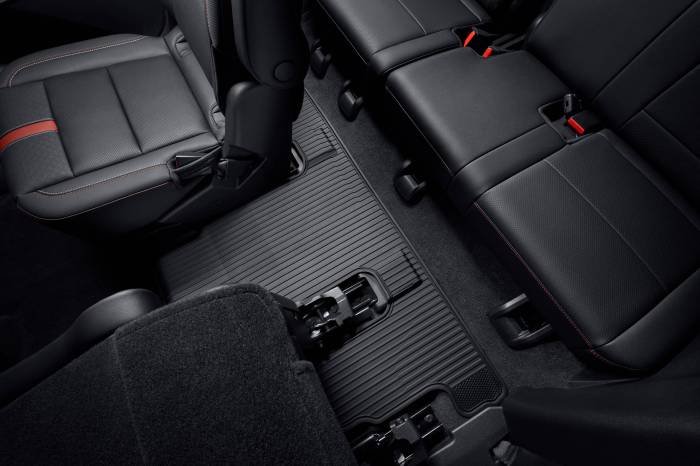 GM (General Motors) - 84898257 Third-Row One-Piece Premium All-Weather Floor Liner in Jet Black