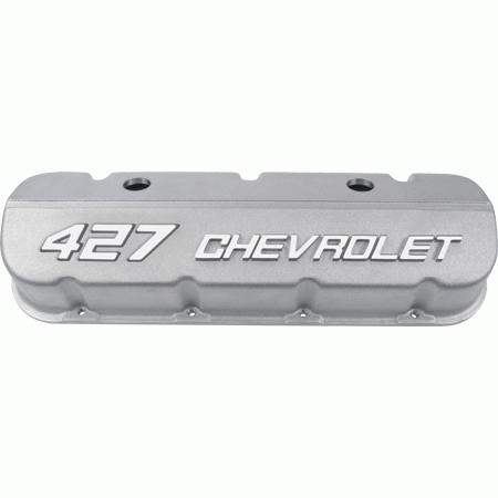 Chevrolet Performance Parts - 19202588 - Chevrolet Performance Big Block Chevy "427" Cast Aluminum Valve Covers - As Cast Finish - Pair