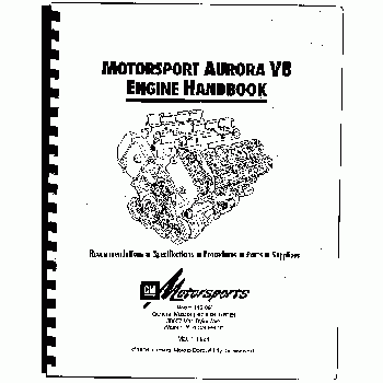 Chevrolet Performance Parts - 24502570 - Motorsport Aurora V8 Engine Handbook