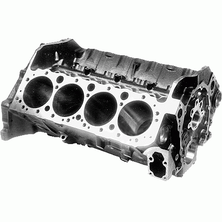 Chevrolet Performance Parts - 19433406 - 383 Production Chevy Small Block - 4.005"-4.060" Bore, 9.025" Deck, 2.45" Mains, 4 Bolt Main, Non-Siamesed Bores