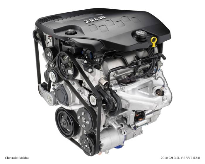 GM (General Motors) - 12624256 - New GM 2009 - 2010 3.5L, 214 Cid, 6 Cylinder Engine