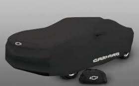 GM (General Motors) - 20960814 - 2011-15 Chevy Camaro Car Cover - Black With Camaro Logo - For Indoor Use Only