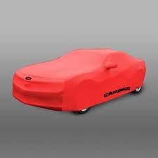 GM (General Motors) - 20960816 - 2011-15 Chevy Camaro Car Cover - Red With Camaro Logo - For Indoor Use Only