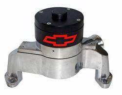 Proform - Proform Parts 141-654 - SBC Bowtie Electric Water Pump - Polished Die-Cast Aluminum