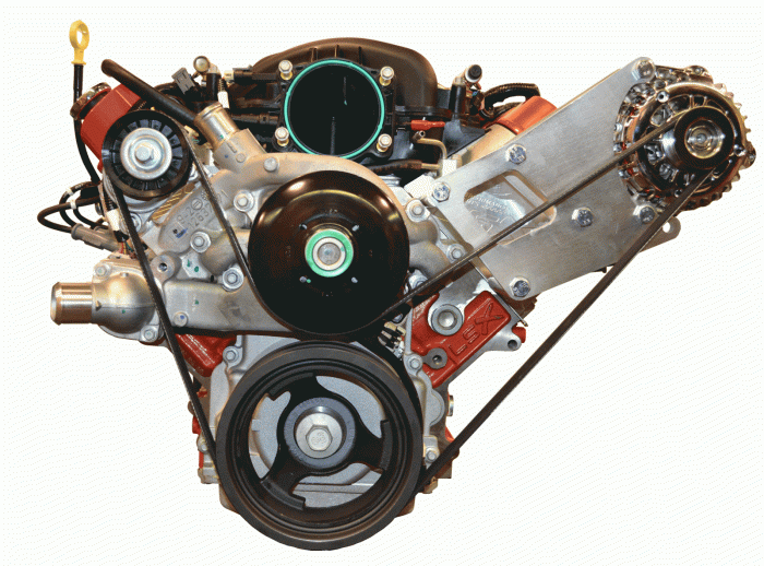 PACE Performance - GMP-K10195-1 - LS Engine (1-Wire) (Camaro & Truck) Alternator Only Serpentine Drive Kit