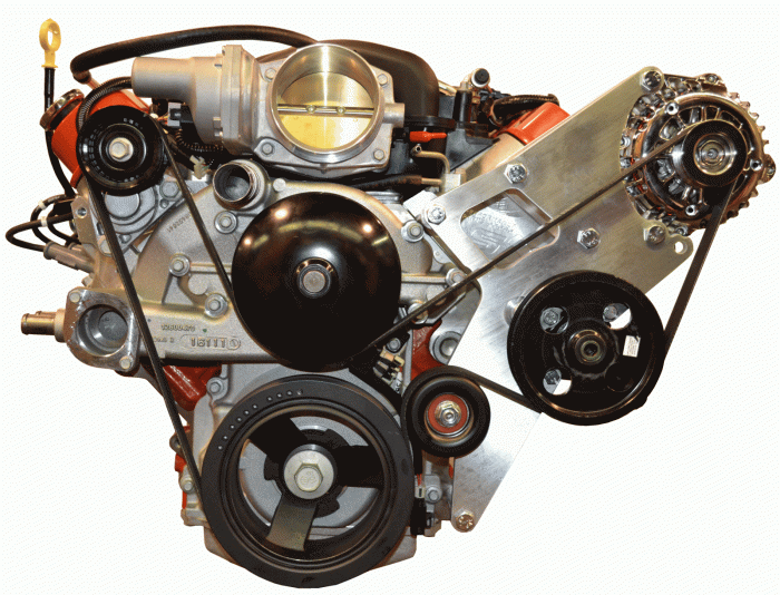 PACE Performance - GMP-K10167-1 - LS Engine (1-Wire) Alternator & P/S F/Body Serp Drive Kit