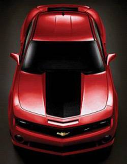 GM (General Motors) - 92248303 - Hood And Hockey Stick Stripe Package - 2010-13 Camaro Coupe Only, Black