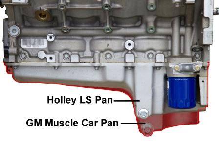 PACE Performance - GMP-302-1K - Complete Holley LS Retro-Fit Oil Pan Kit