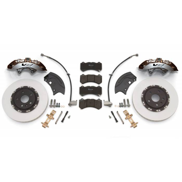 PACE Performance - GMP-22959672-S - Camaro SS Silver Brembo Front 6-Piston Upgrade Kit