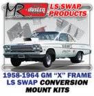 LSx Performance - LS Engine Swap Kits - 1958-64 Chevy Bel Air, Biscayne & Impala LS Engine and Trans Conversion Mount Kits