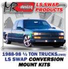 LSx Performance - LS Engine Swap Kits - 1988-98 GM 1/2 ton 2WD Truck LS Engine and Trans Conversion Mount Kits