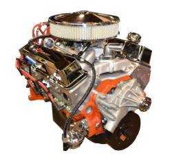 PACE Performance - Small Block Crate Engine by Pace Performance Prepped & Primed 400/460HP Chrome Finish BP4001CT1-1X - Image 1