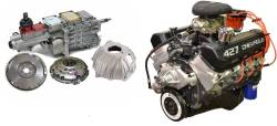 PACE Performance - BBC ZZ427 480HP Crate Engine with Moroso Oil Pan & TKX 5 Speed Transmission Package Pace Performance GMP-TK6ZZ427-2X - Image 1