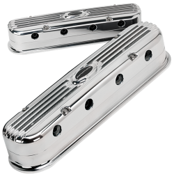 Billet Specialties - BSPP95470 - Billet Specialties Billet Aluminum Valve Covers, Ls Modular For Use With Ls3 Coils 12611424, Profile Collection, Polished - Image 1