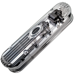 Billet Specialties - BSPP95470 - Billet Specialties Billet Aluminum Valve Covers, Ls Modular For Use With Ls3 Coils 12611424, Profile Collection, Polished - Image 4