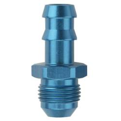 -6 Male x 3/8" Hose Aluminum Barb to AN Adapter, Blue Fragola 484106
