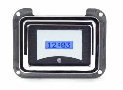 Dakota Digital - Dakota Digital VLK-40F-S-B - 1940 Ford Car Digital Clock, Silver Alloy Style Face, Blue Display - Image 1