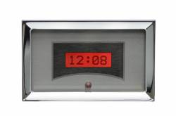 Dakota Digital - Dakota Digital VLK-57C-S-R - 1957 Chevy Car Digital Clock, Silver Alloy Style Face, Red Display - Image 2