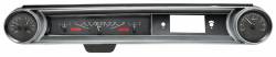 Dakota Digital VHX-65C-IMP-K-R - 1965 Chevy Impala VHX System, Black Alloy Style Face, Red Display