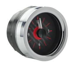 Dakota Digital - Dakota Digital VLC-55C-C-R - 1955-56 Chevy Car Analog Clock, Carbon Fiber Style Face, Red Display - Image 3