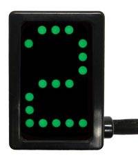 Powertrain Control Solutions - PCSA-GDS5031 - PCS Gear Indicator, Green Display  w/ OBDII Connector - Image 2