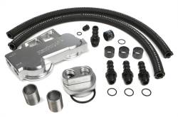 Trans-Dapt Performance  - Trans-Dapt Performance Products Dual Oil Filter Relocation Kit 3388 - Image 1