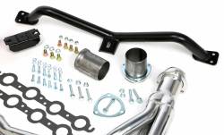 Trans-Dapt Performance  - LS Engine Swap in a Box Kit for LS into 2WD 73-87 GM Truck 73-91 SUV with Auto Transmission and HTC Silver Ceramic Headers Trans-Dapt 42052 - Image 3
