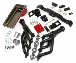 Trans-Dapt Performance  - LS Engine Swap in a Box Kit for LS Engine into 70-74 F-Body Auto Transmission with Uncoated Headers Trans Dapt 42021 - Image 1