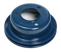 Trans-Dapt Performance  - TD8315 - Crankshaft Pulley; 1 Groove; 1965-1966 FORD 289; O.E. Water Pump- Ford Blue Powder Coated - Image 2