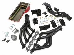 Trans-Dapt Performance  - LS Engine Swap in a Box Kit for LS into 67-69 F-Body or 68-74 X-Body with Auto Trans and Black Maxx Ceramic Coated Headers Trans Dapt 42013 - Image 1
