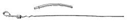 Trans-Dapt Performance  - TD4957 - 19" Long, OEM Replacement Chrome Oil Pan Dipstick; Fits 1955-79 Chevy 283-350 - Image 1