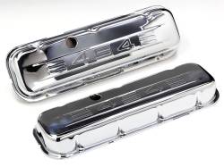 Trans-Dapt Performance  - Trans-Dapt Performance Products Chrome Plated Steel Valve Cover 9844 - Image 1