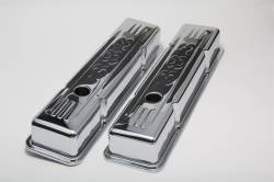 Trans-Dapt Performance Products - Trans-Dapt Performance Products Chrome Plated Steel Valve Cover 9857 - Image 1