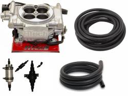FiTech Fuel Injection - Fitech 31001 600HP Carb Swap EFI Master Package with In-Line Fuel Pump, Aluminum Finish - Image 1