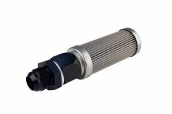 Aeromotive Fuel System - Aeromotive 12613 - 12An 100-Micron Stainless Steel Bulkhead Fuel Filter - Image 1