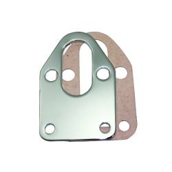 TSP-SP7623 - Chevy Small Block Chrome Steel Fuel Pump Mounting Plate