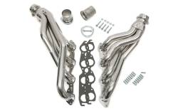 Hedman Hedders - HD69196 - Hedman Headers 67-87 C10/C20 Trucks And Suvs With Bb Chevy; Standard-Duty, Htc Silver Ceramic Coated Headers; 2" Tube Dia.; 3" Coll.; Mid-Length Design - Image 1