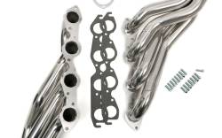 Hedman Hedders - HD69196 - Hedman Headers 67-87 C10/C20 Trucks And Suvs With Bb Chevy; Standard-Duty, Htc Silver Ceramic Coated Headers; 2" Tube Dia.; 3" Coll.; Mid-Length Design - Image 2
