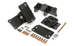 Trans-Dapt Performance  - TD4201 - Trans Dapt Engine Swap Motor Mount Kit for Installing an LS engine into 1967-69 Chevy Camaros and 68-74 Chevy Novas, Rubber Pad - Image 1